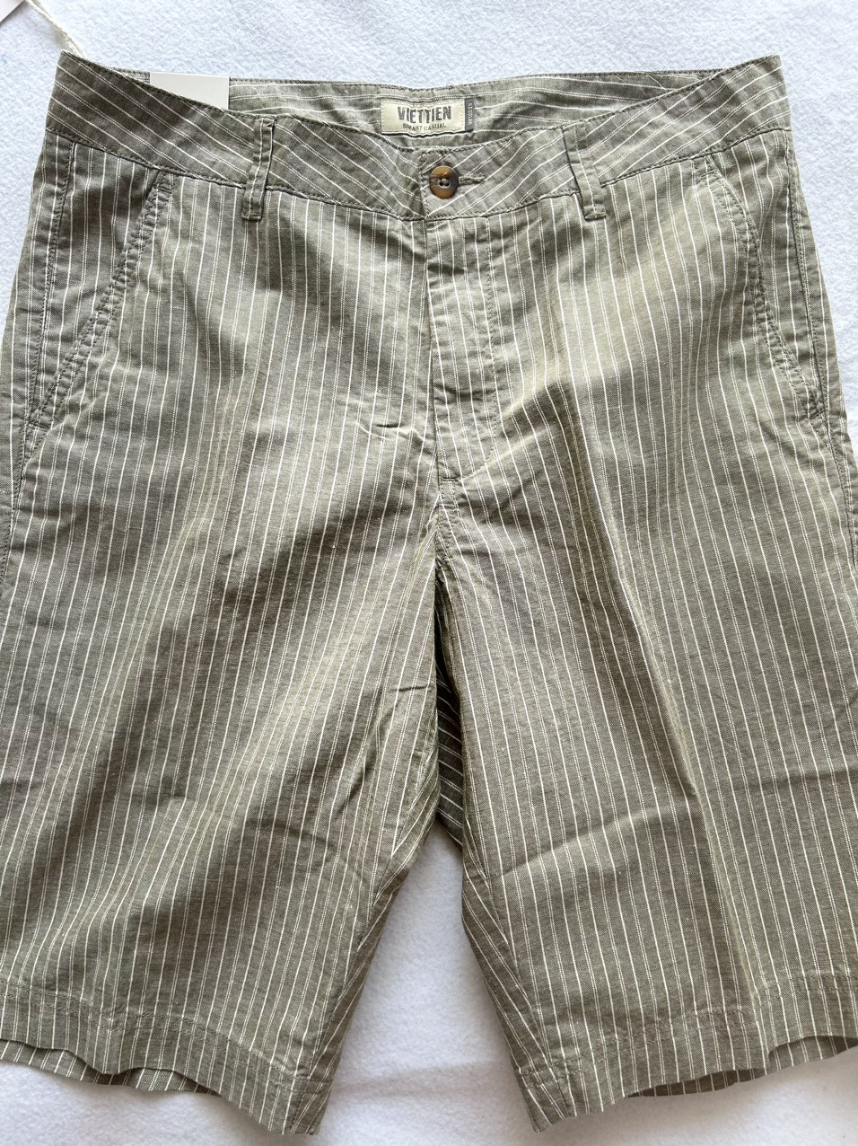 QUẦN SHORT KAKI SỌC VIỆT TIẾN