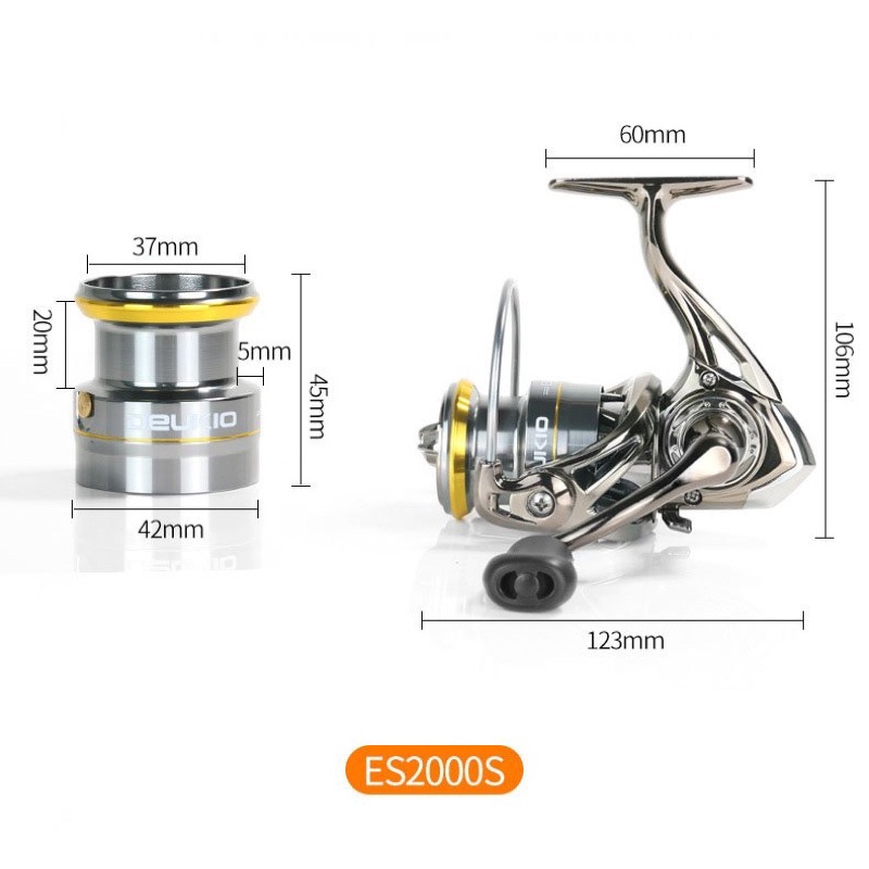 Máy Câu Lure Deukio Es2000-3000 Kim Loại