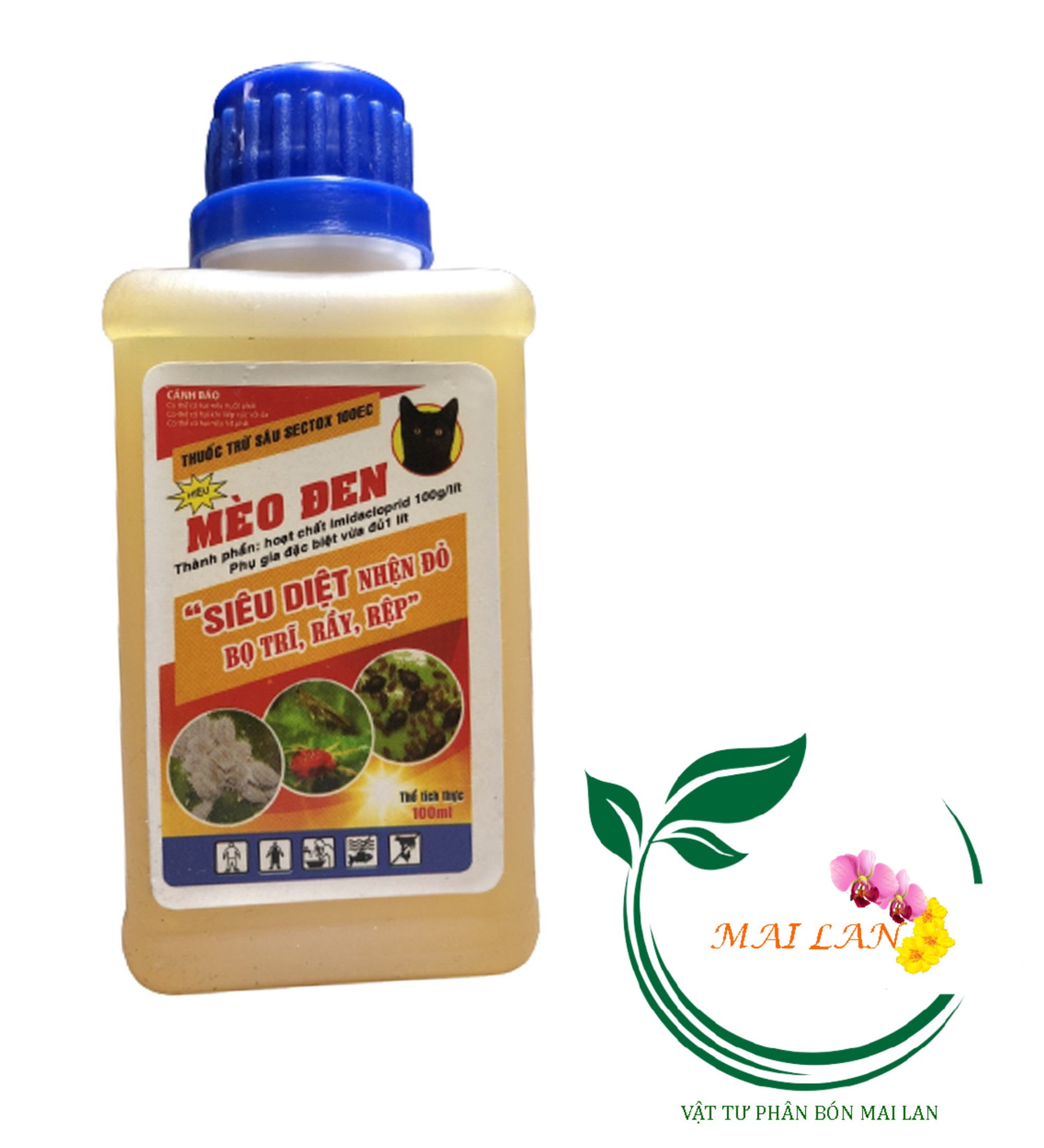 Thuốc trừ sâu sectox 100ec - mèo đen - #132b# 100ml