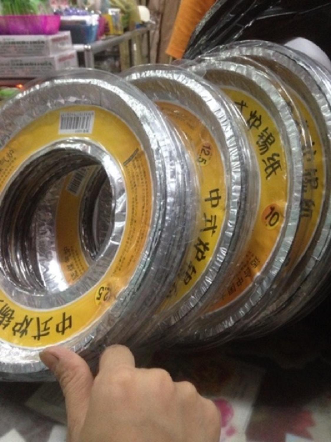 Vỉ 10 miếng lót bạc bếp ga