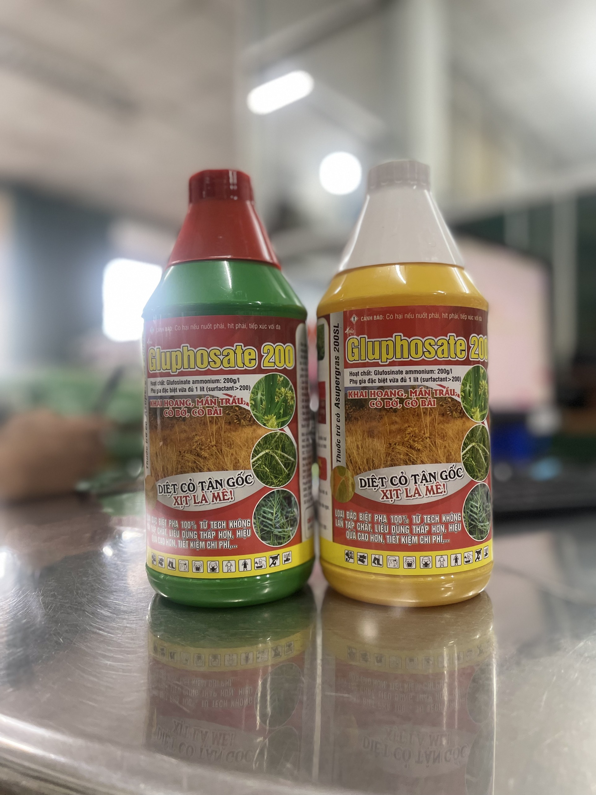 THUỐC DIỆT CỎ KHAI HOANG GLUPHOSAT 900ml (CHẾT CỎ SẬY)