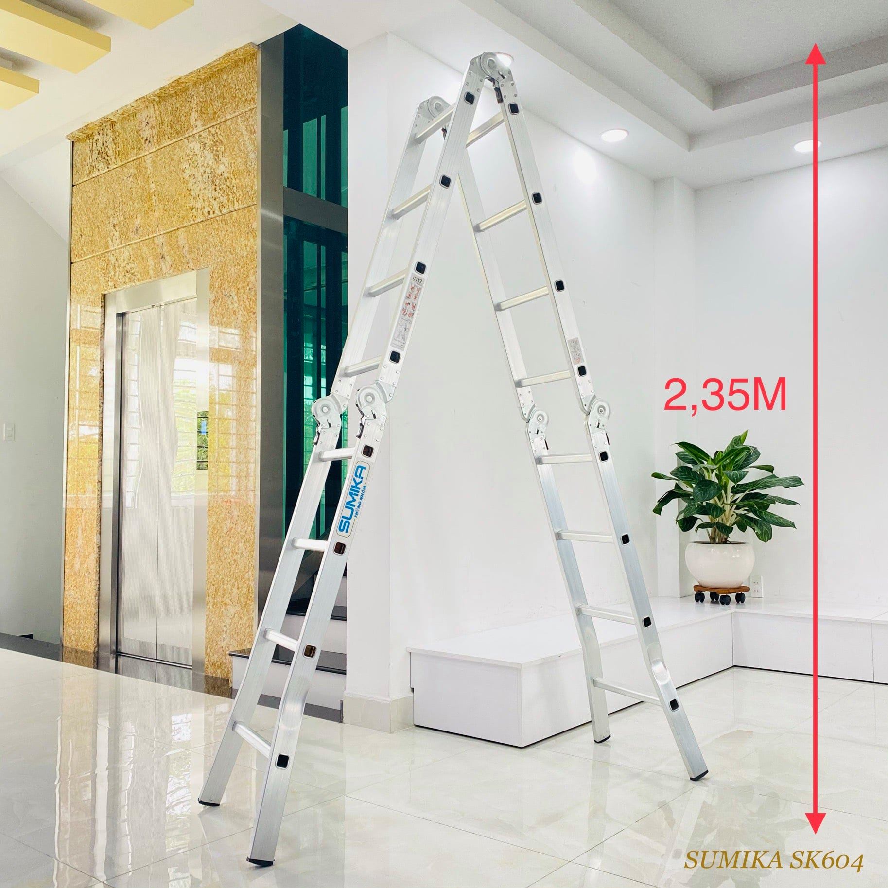 THANG NHÔM 4 ĐOẠN 4 BẬC SUMIKA SK 604