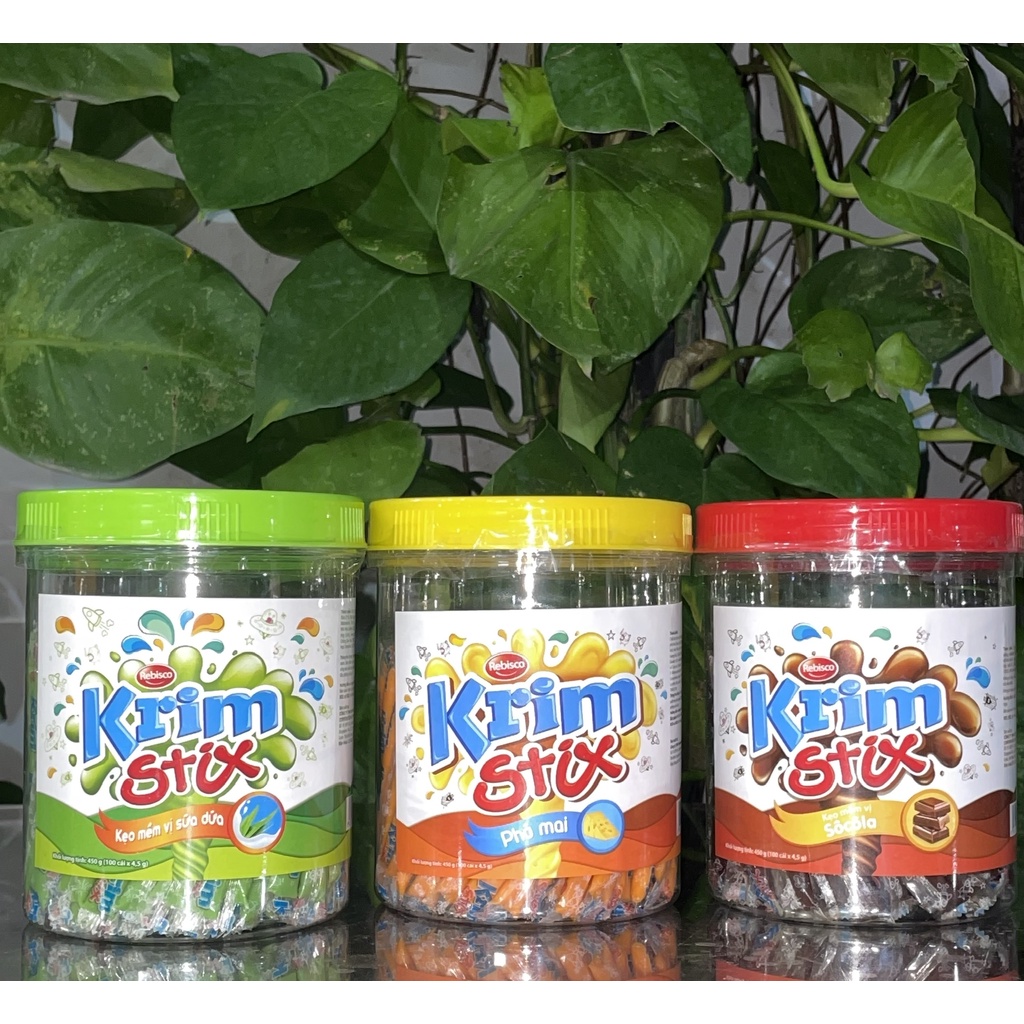 Kẹo Mềm Krim Stix Vị Sôcôla Chocolate (Hộp 100 cái x 4.3g)