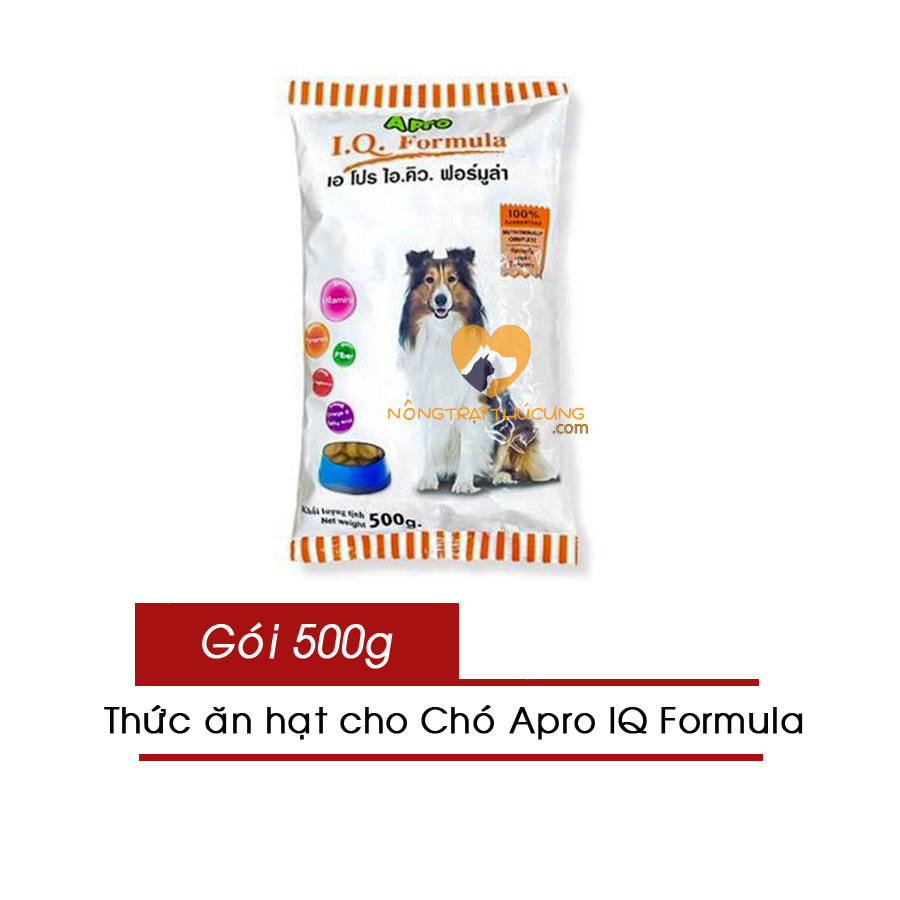 Thức ăn chó apro iq formula gói 500g - cho chó mọi lứa tuổi -