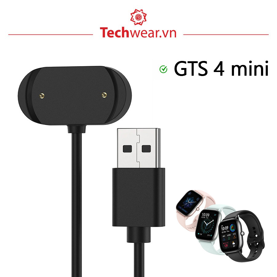 Cáp sạc đồng hồ Amazfit GTS 4 mini