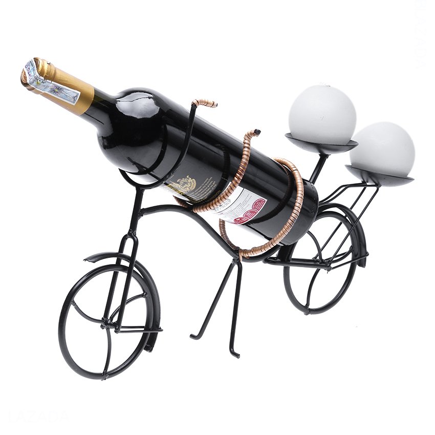 Kệ rượu hình xe đạp chở rượu Eden Living EDL