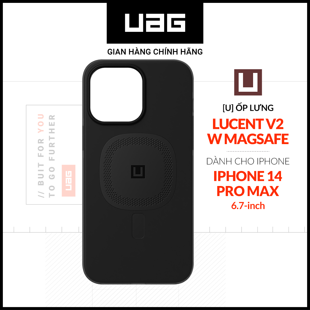 [U] Ốp Lưng UAG LUCENT V2 W Magsafe Cho iPhone 14 Pro Max [6.7 INCH]