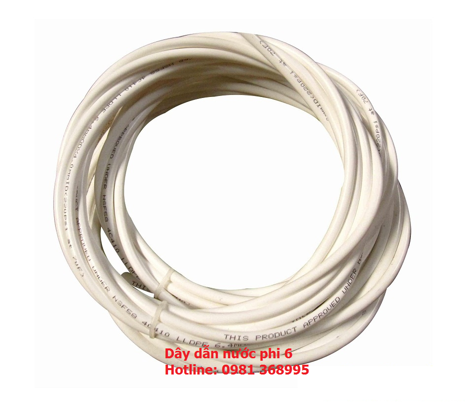 Dây Cấp Nước Dùng Cho Máy Lọc Nước Phi 6mm Và Phi 10mm (Đơn giá / 1 mét)