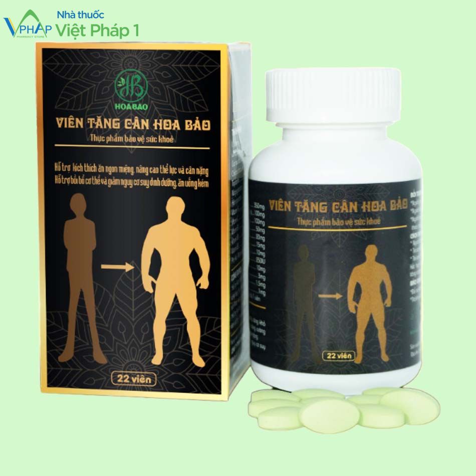 [Chính Hãng] Viên tăng cân Hoa Bảo( Hộp Mới 22 Viên) - Minh Khang Pharma 1