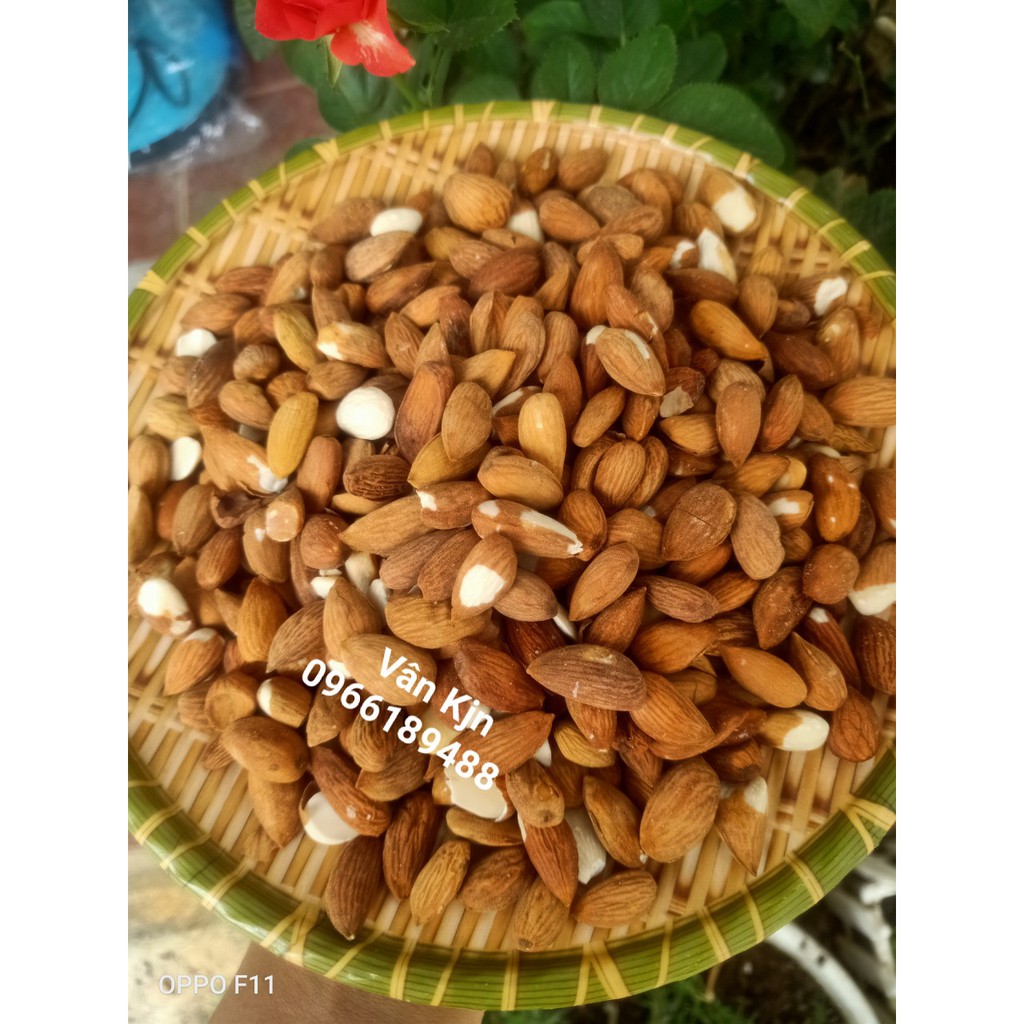 500g Hạt hạnh nhân sống Blue Diamond tách vỏ