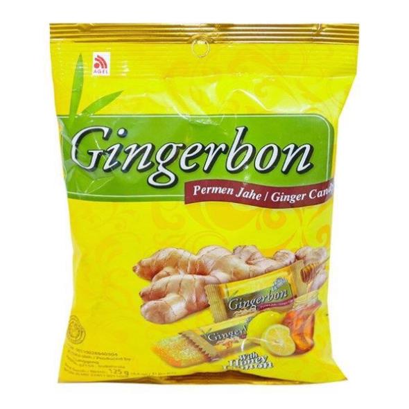 Kẹo Gừng Dẻo GINGERBON 125gr 2 vị