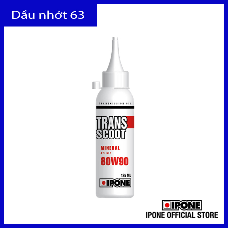 [HCM]Nhớt Láp (Nhớt Hộp Số) Cao Cấp IPONE TRANSCOOT DOSE 80W90 (125ml)