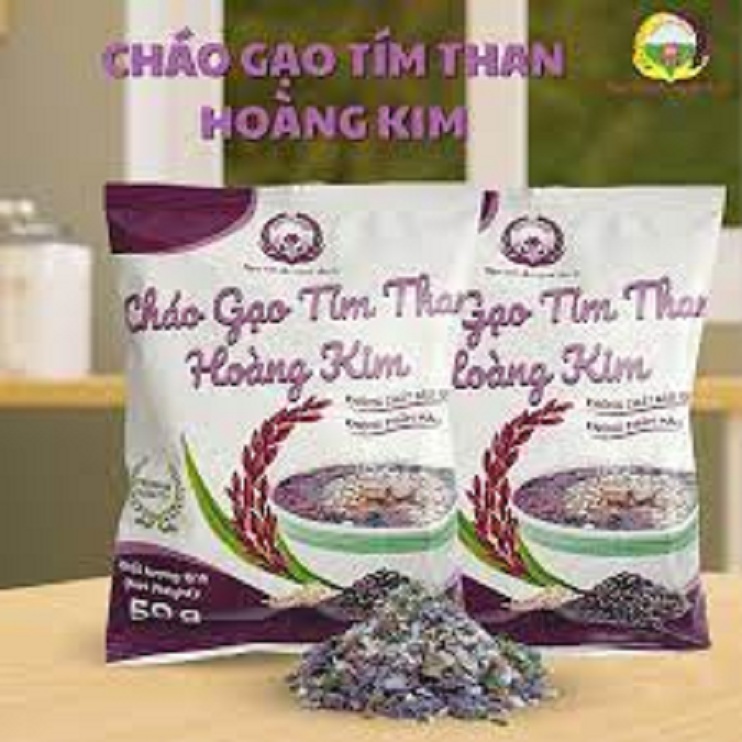 CHÁO GẠO TÍM THAN HOÀNG KIM