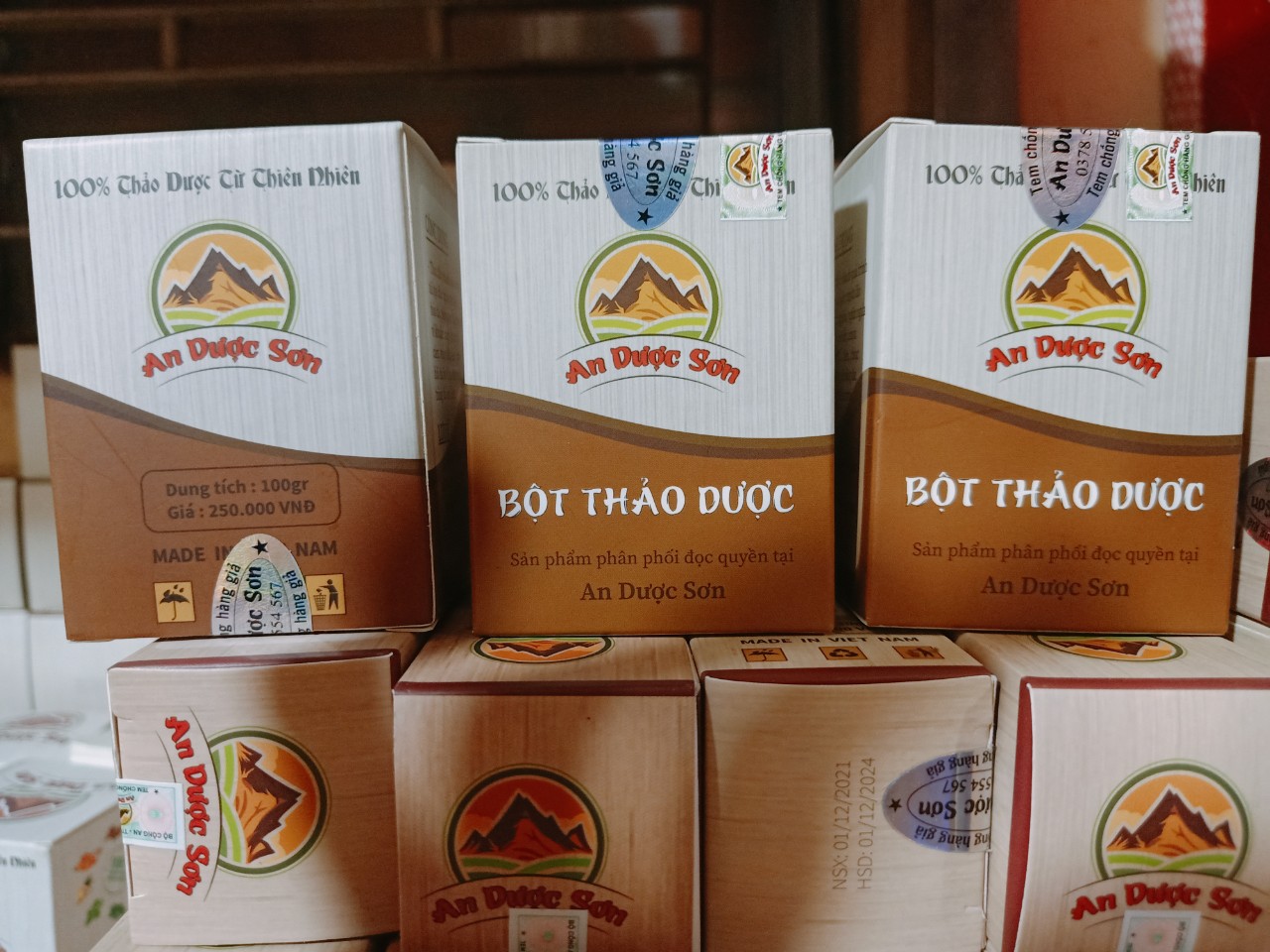 Bột Rửa mặt An Dược Sơn 100gr - Rửa mặt sạch nhờn mụn
