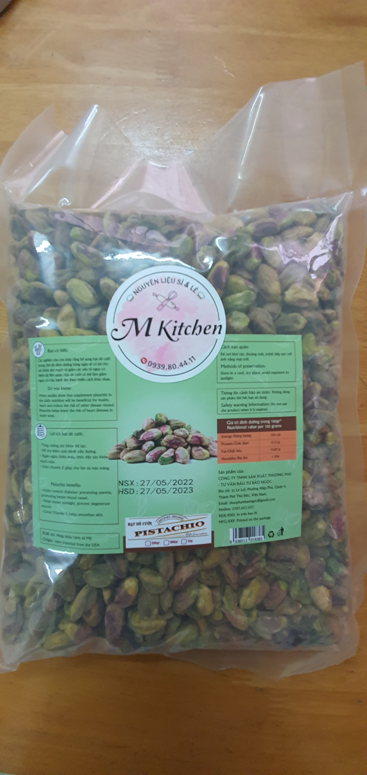Hạt dẻ cười 500 gr