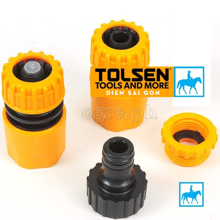 Bộ 5 khớp nối vòi xịt rữa xe tưới cây Tolsen 57125