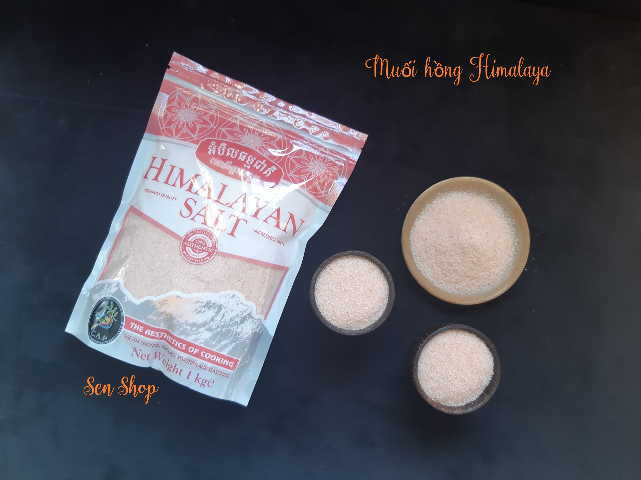 Muối hồng himalaya rural support - gói 1kg