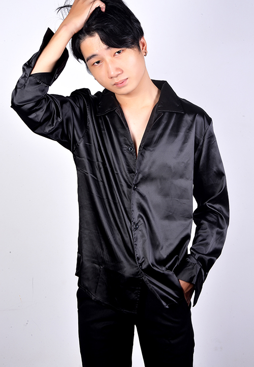 Áo Sơ mi tay dài Satin Unisex