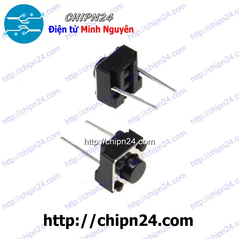 Nút nhấn vuông 5mm 2 chân 6x6x5mm dip