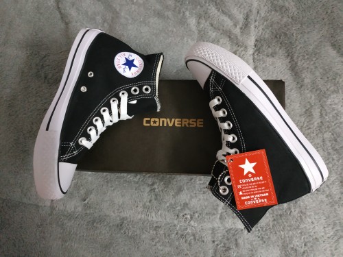 Giày CONVERSE All Star Classic  ĐEN cao cổ (Full box, tag)
