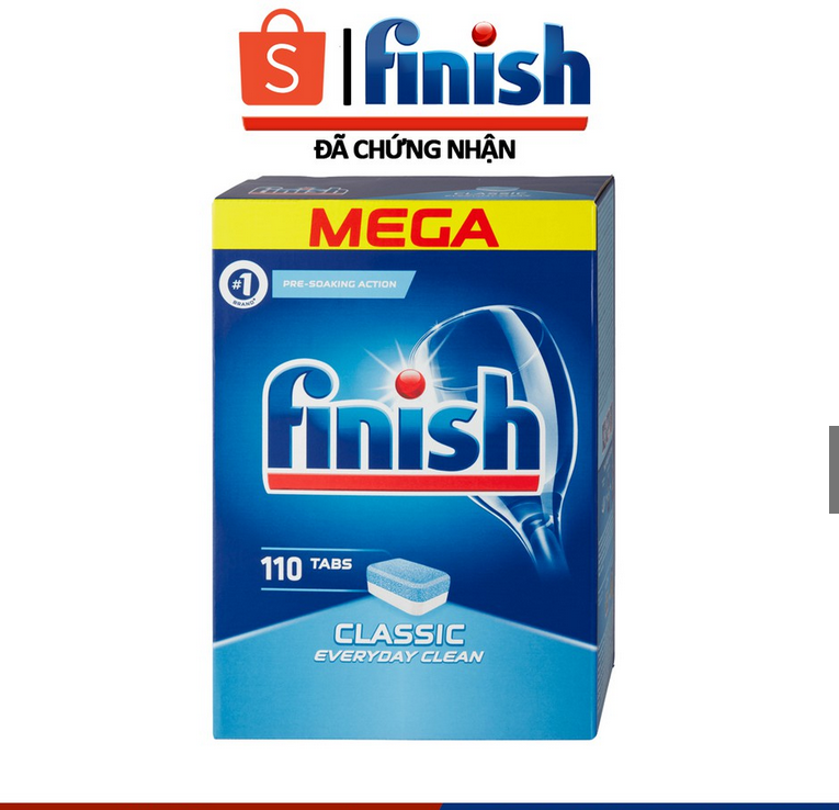 Viên rửa bát Finish Classic 110 viên