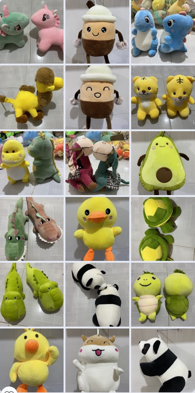 Thú nhồi bông xinh đẹp 30cm