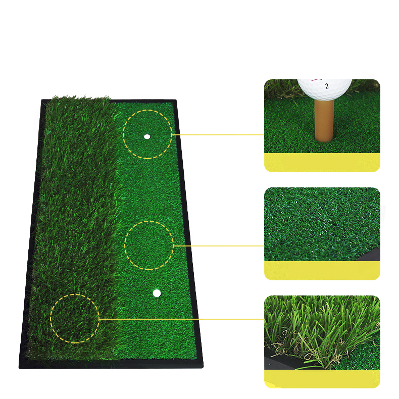 Thảm Tập Swing Golf - PGM Double Grass Mini Hitting Mat - DJD005