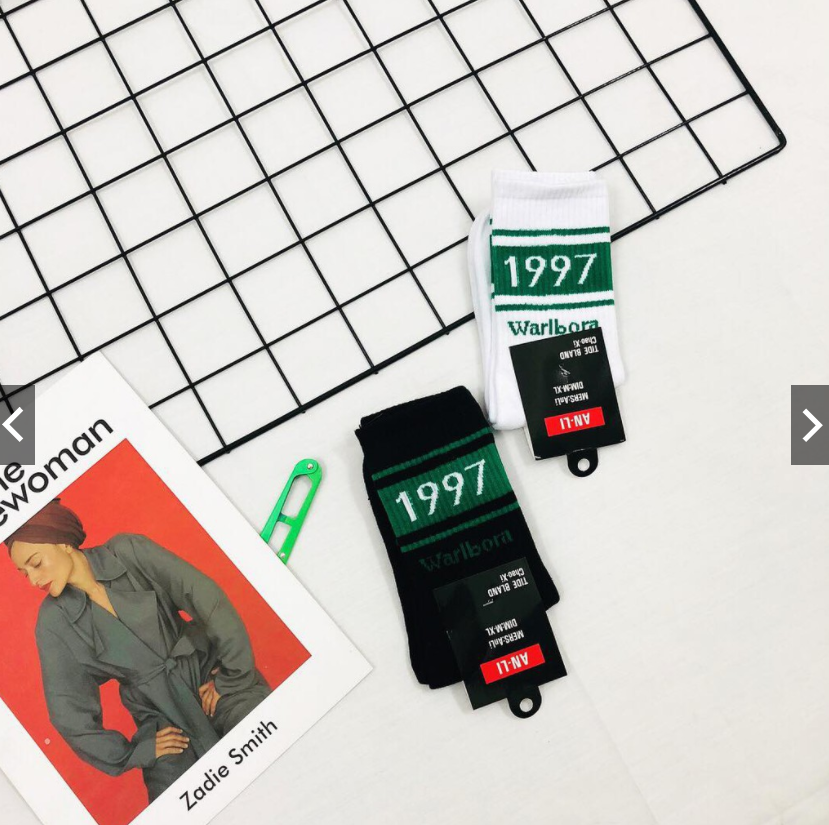 SET 2 Đôi Tất Cao Cổ 1997 siêu HOT (có 2 màu)
