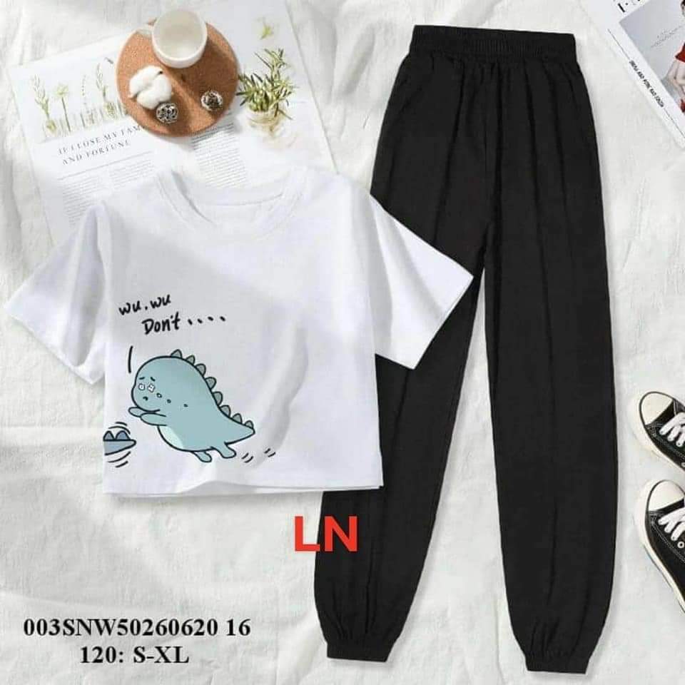 SÉT ÁO KHỦNG LONG KÈM QUẦN BO GẤU
