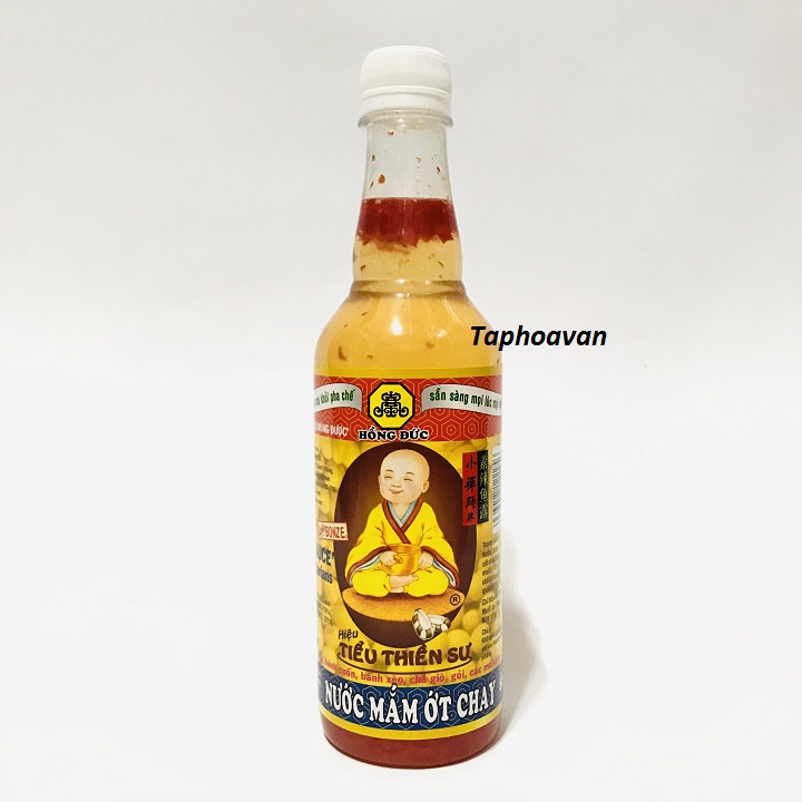 Nước mắm ớt chay Tiểu Thiền Sư chai 500ml