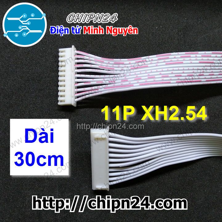 [1 sợi] (D55) Dây bẹ 11p 30cm XH2.54mm (Dây bus, Dây cáp)