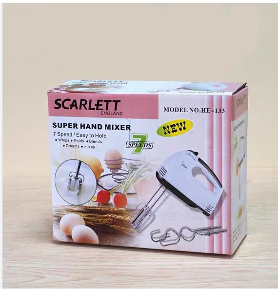 Máy đánh trứng cầm tay Scarlett 180W