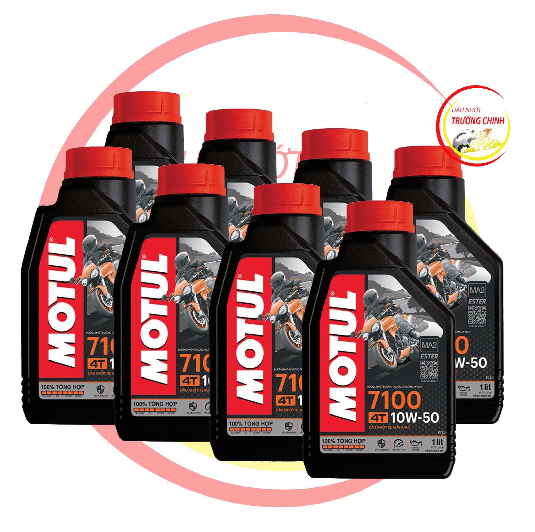 Nhớt Motul 7100 10W50 dành cho xe số xe côn