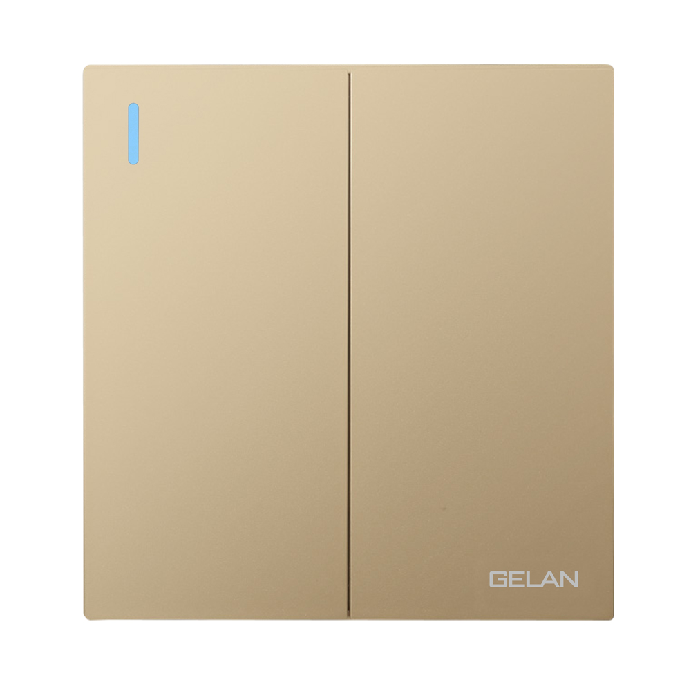 Bộ công tắc đôi 1 chiều/ 2 chiều/ 3 chiều 16AX Gelan