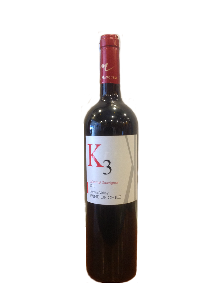 Vang Chile K3 Cabernet Sauvignon nhập khẩu