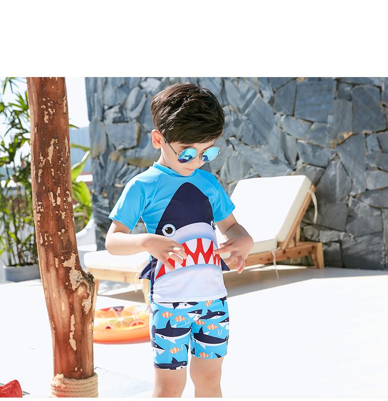 Đồ bơi bé trai hình cá dễ thương