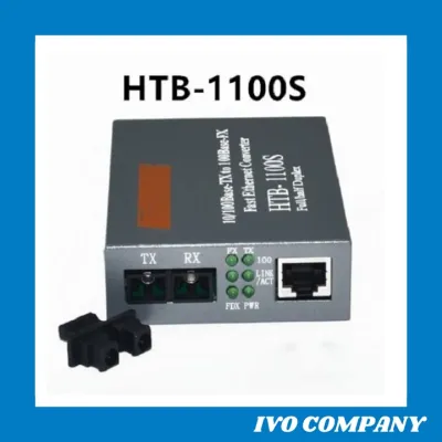 [HCM]Thiết Bị Chuyển Đổi Quang Điện 2 Sợi Media Converter 2FO 1 Quang 1 LAN 100Mbps Netlink HTB-1100S