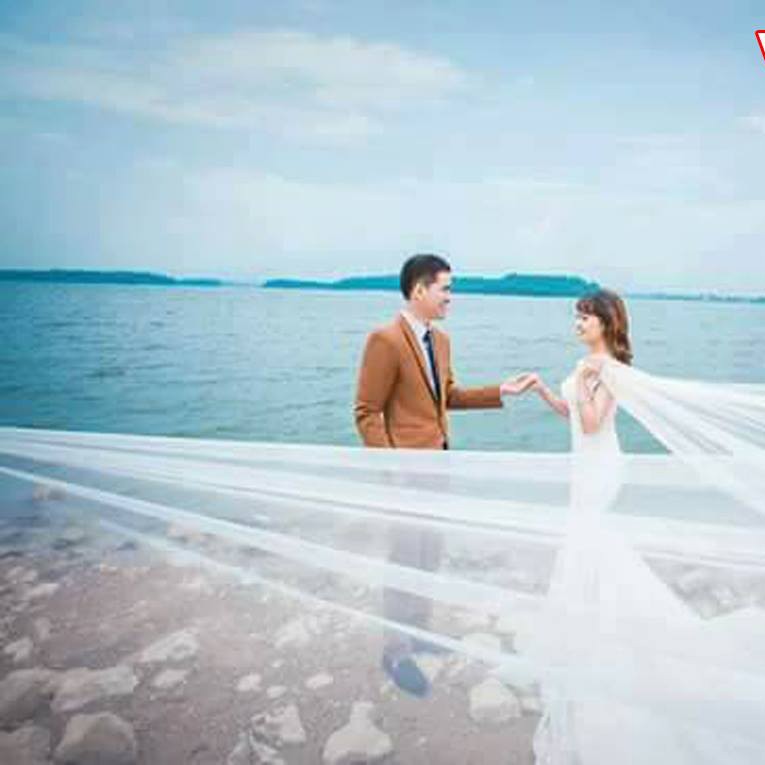 [HCM]Voan trơn dài 3-5--8-10m dùng chụp hình cô dâu khổ nguyên khổ 2.4m Phụ kiện cưới Giang