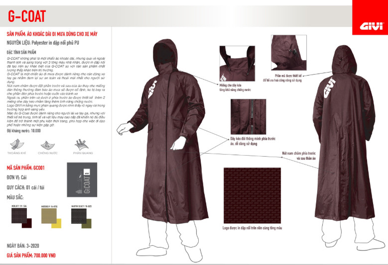 Áo mưa Givi G Coat