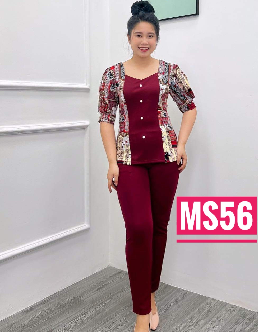 Đồ bộ mặc nhà thun aty loại 1( size 4 cho người 63-70 ký)