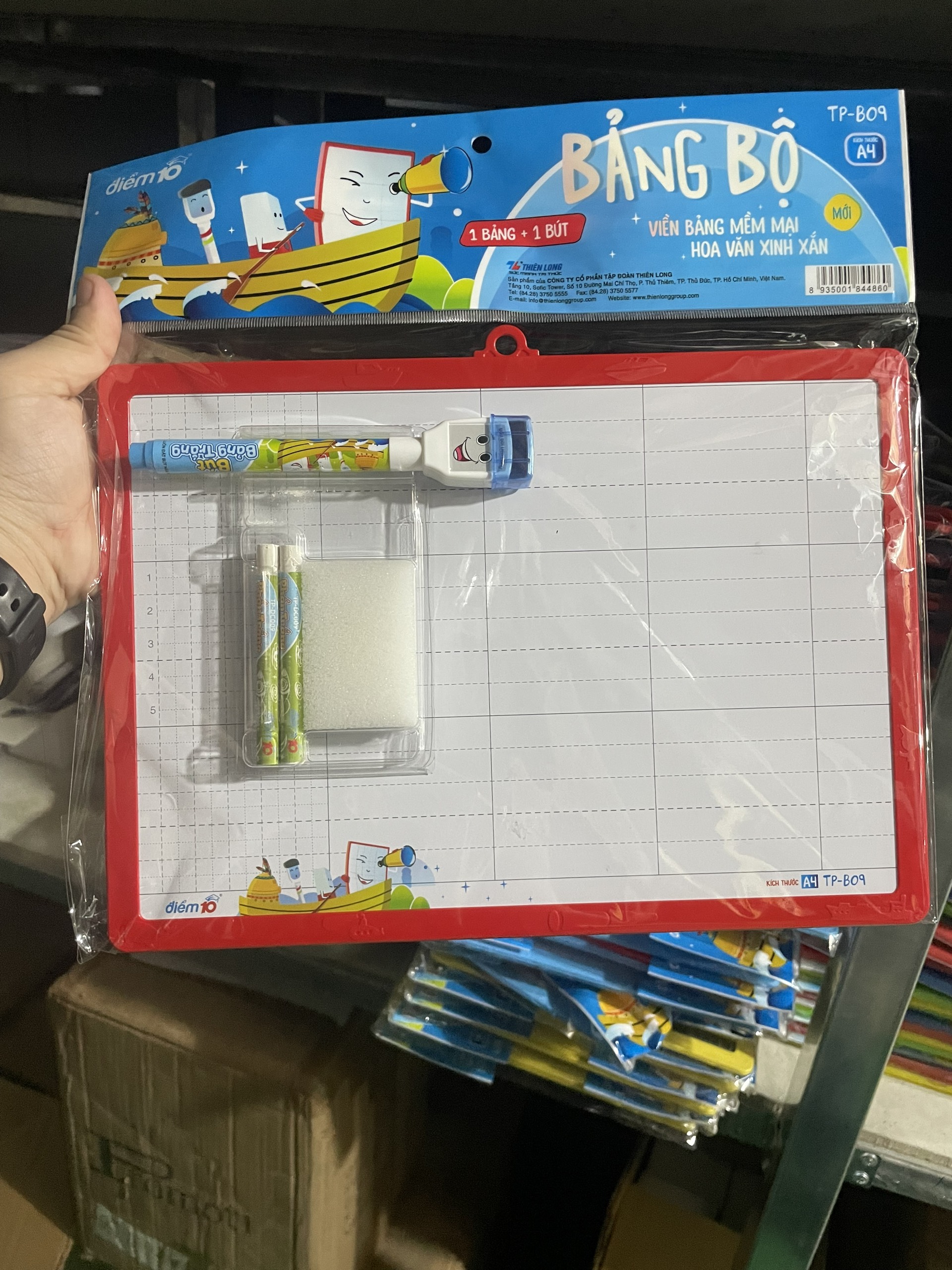 Bảng học sinh thiên long điểm 10 tp-b09