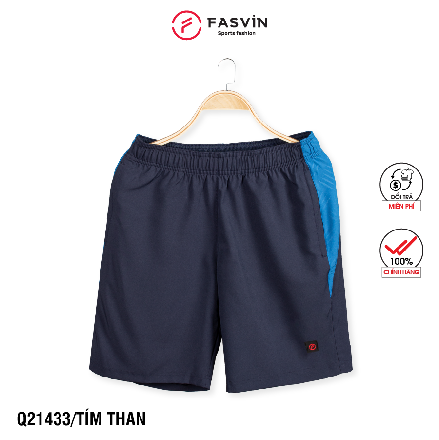 Quần đùi thể thao nam Fasvin Q21433.HN vải gió chun mềm mại co giãn thoải mái, trẻ trung