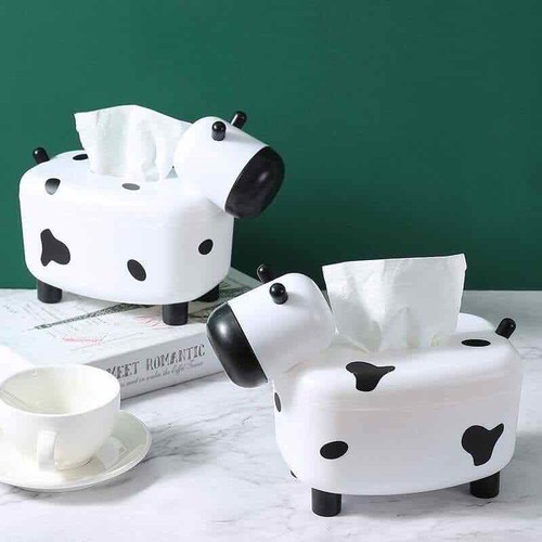 [HCM]Hộp đựng khăn giấy hình bò sữa