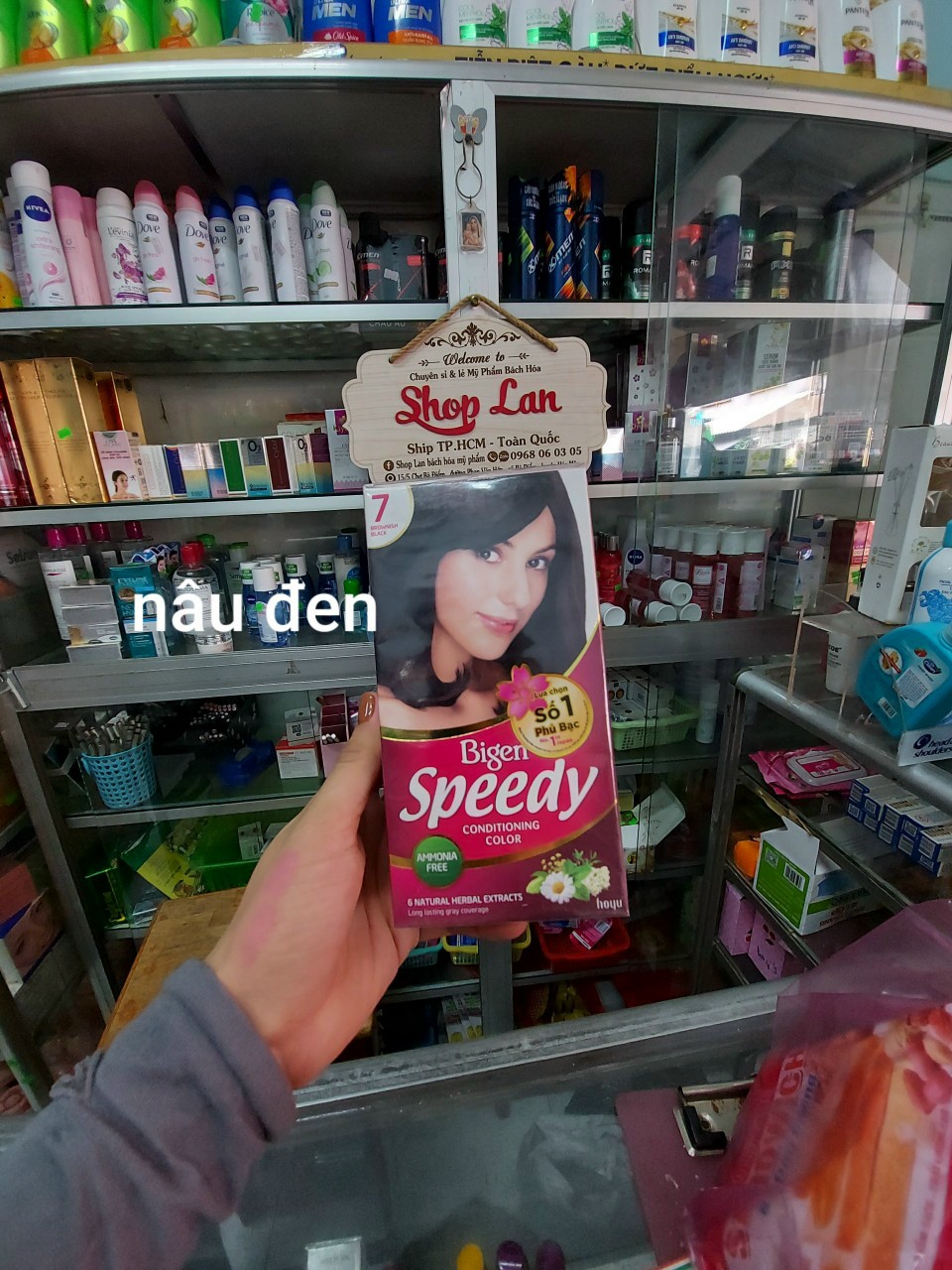 Kem nhuộm tóc Bigen Speedy số 2,3,4,5,6,7