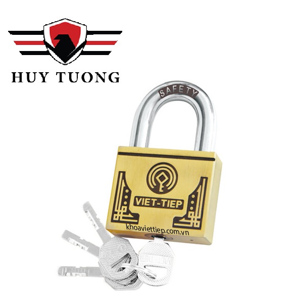 Khóa treo hợp kim Việt Tiệp chống cắt 95 x 58 ống phi 12mm (01605)