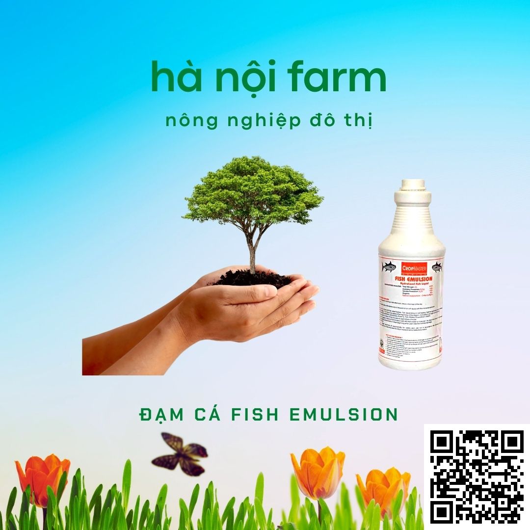 Phân bón hữu cơ fish emulsion - Đạm cá phú hảo chai 250ml
