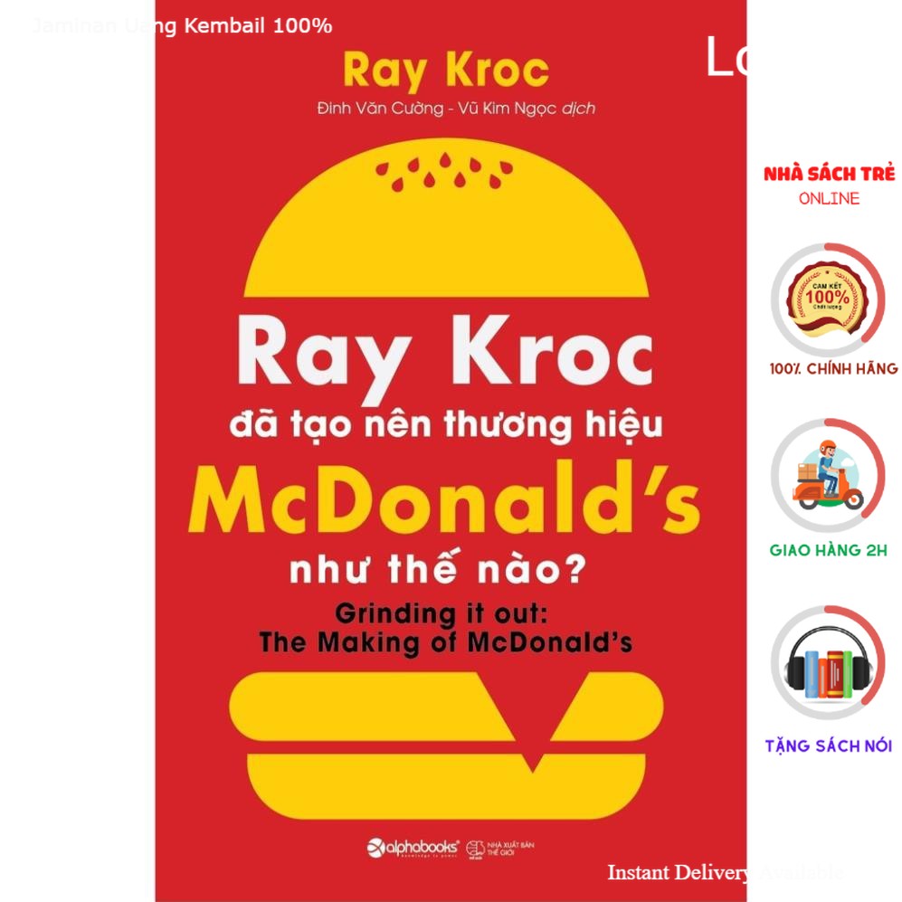 Sách Alphabooks - Ray Kroc Đã Tạo Nên Thương Hiệu Mcdonald'S Như Thế Nào
