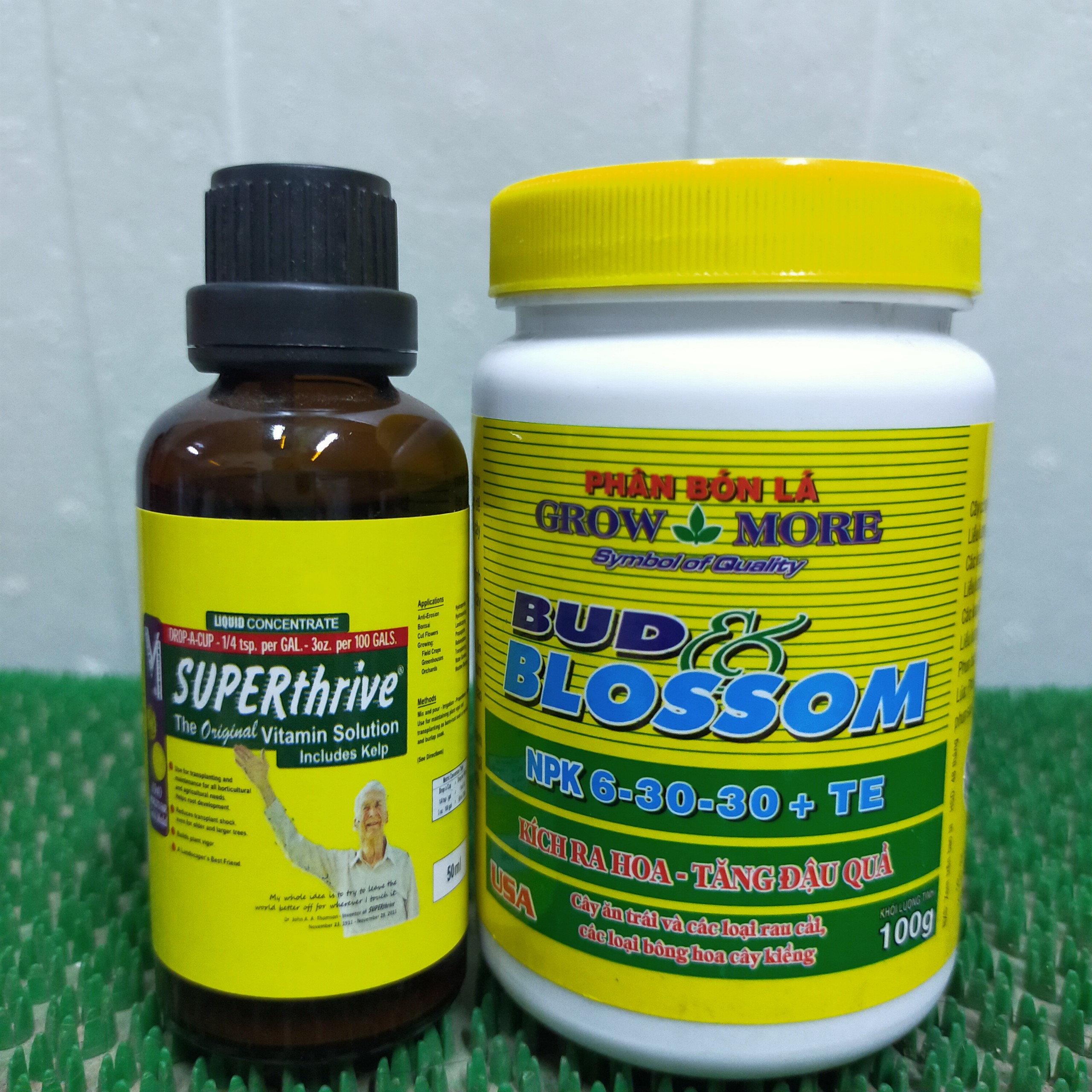 Bộ đôi MỸ : Kích hoa - kích thích tăng trưởng cực mạnh super thrive & NPK 6-30-30