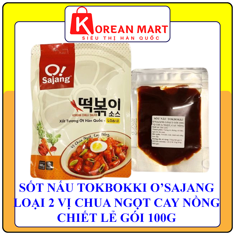Sốt nấu Tokbokki Hàn quốc gói  100g