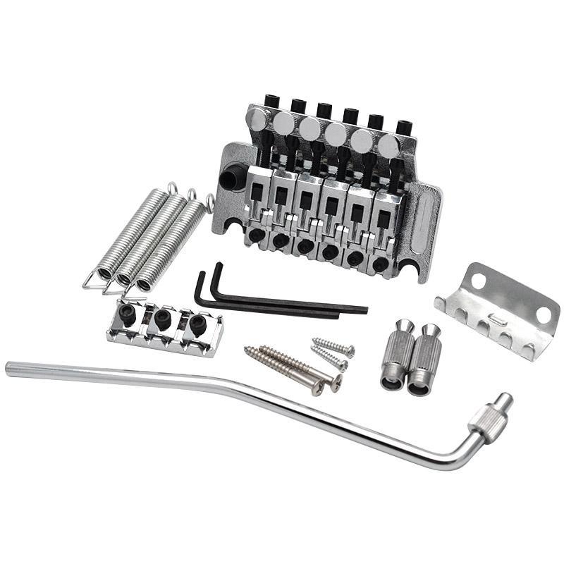 Electric Guitar Tremolo Bridge Systems with Logo Double Locking Edge with Whammy Bar Malaysia